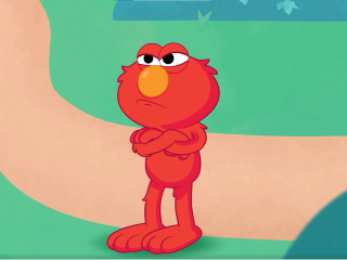 I Heart Elmo is Angry Thumb