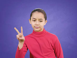 notice sign language thumb