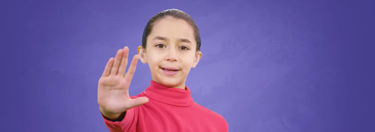 Stop sign language Hero